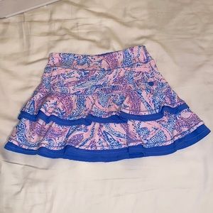 Lilly Pulitzer xxs skort with built in shorts with one side pocket